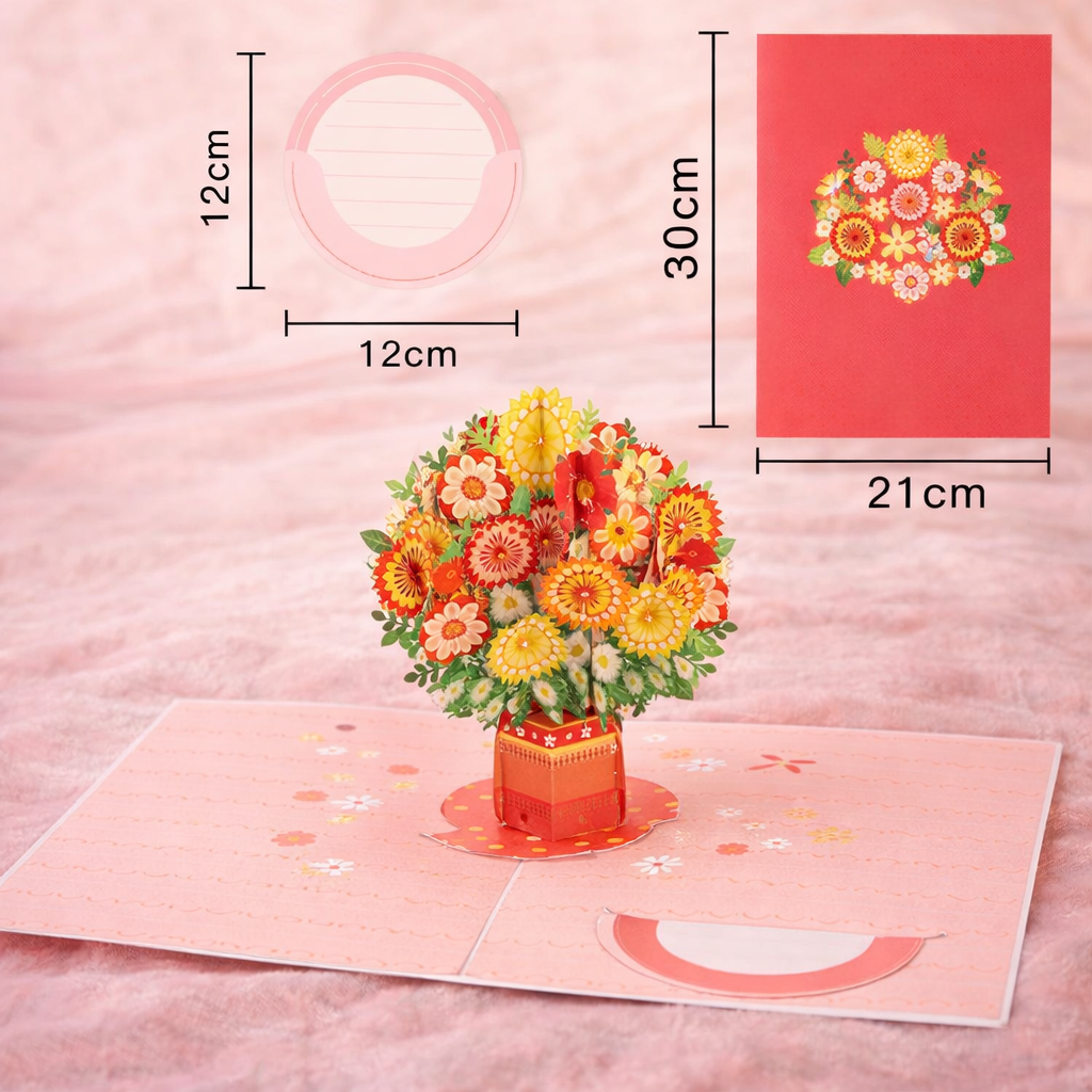 Grandpa Nick’s Pop-Up Flower Card Handmade keepsake that blooms every time you open it💝